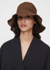 Paper straw hat sun bleached brown
