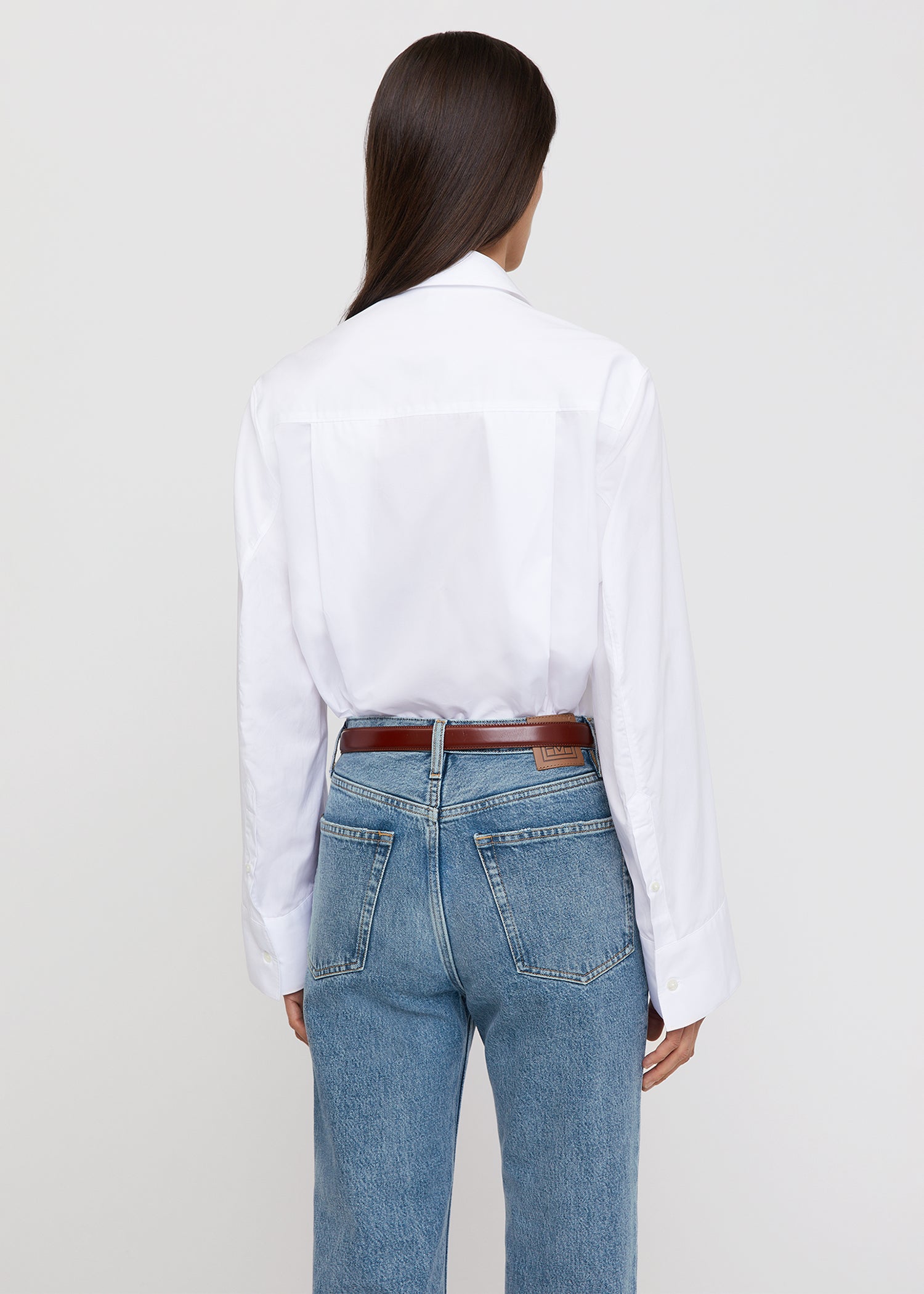 Wide sleeve shirt white – Totême