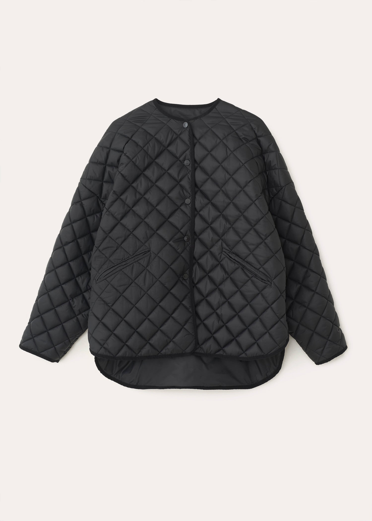 Quilted jacket black – TOTEME
