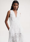 Broderie anglaise dress white