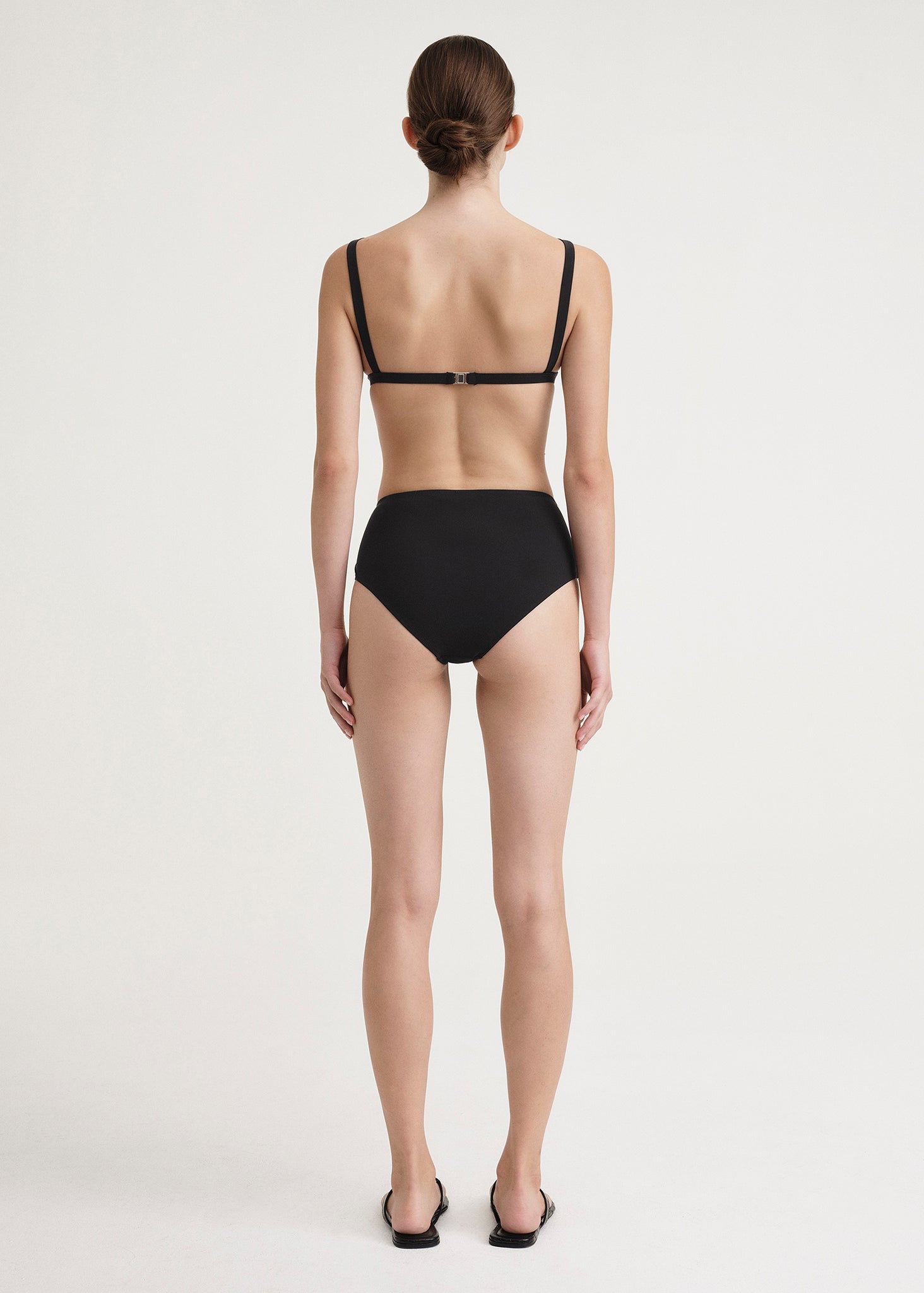 Louis Vuitton Monogram Jacquard Bikini Top BLACK. Size 38